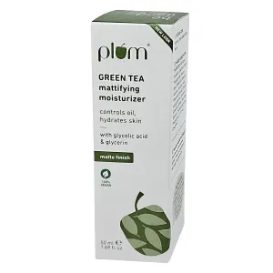 Plum Green Tea Mattifying Face Moisturizer with Glycolic Acid for Oil Control & Glow – 50 ml